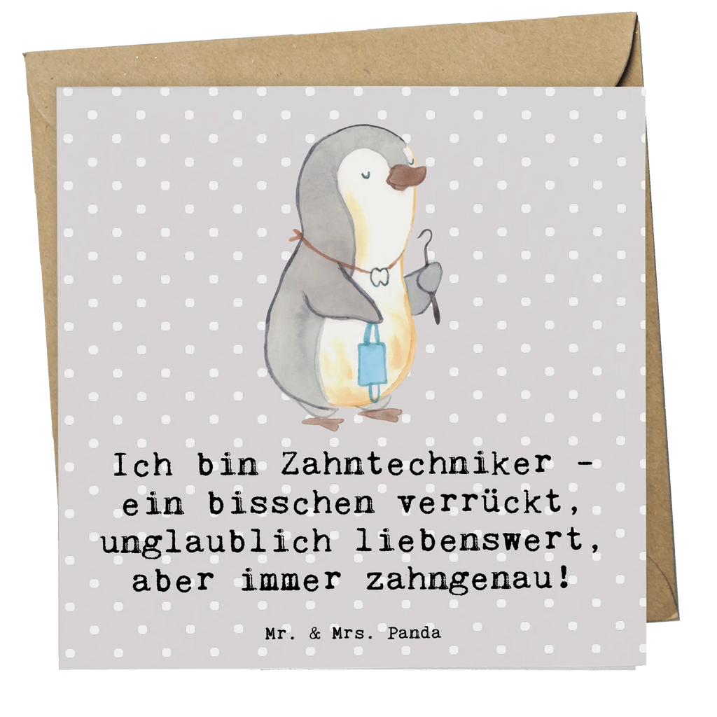 Deluxe Card Ich bin Zahntechniker - ein bisschen verrückt, unglaublich liebenswert, aber immer zahngenau! Einladungskarte, Karte, Glückwunschkarte, Klappkarte, Geburtstagskarte, Hochwertige Klappkarte, Grußkarte, Hochwertige Grußkarte, Hochzeitskarte, Beruf, Ausbildung, Jubiläum, Abschied, Rente, Kollege, Kollegin, Geschenk, Schenken, Arbeitskollege, Mitarbeiter, Firma, Danke, Dankeschön