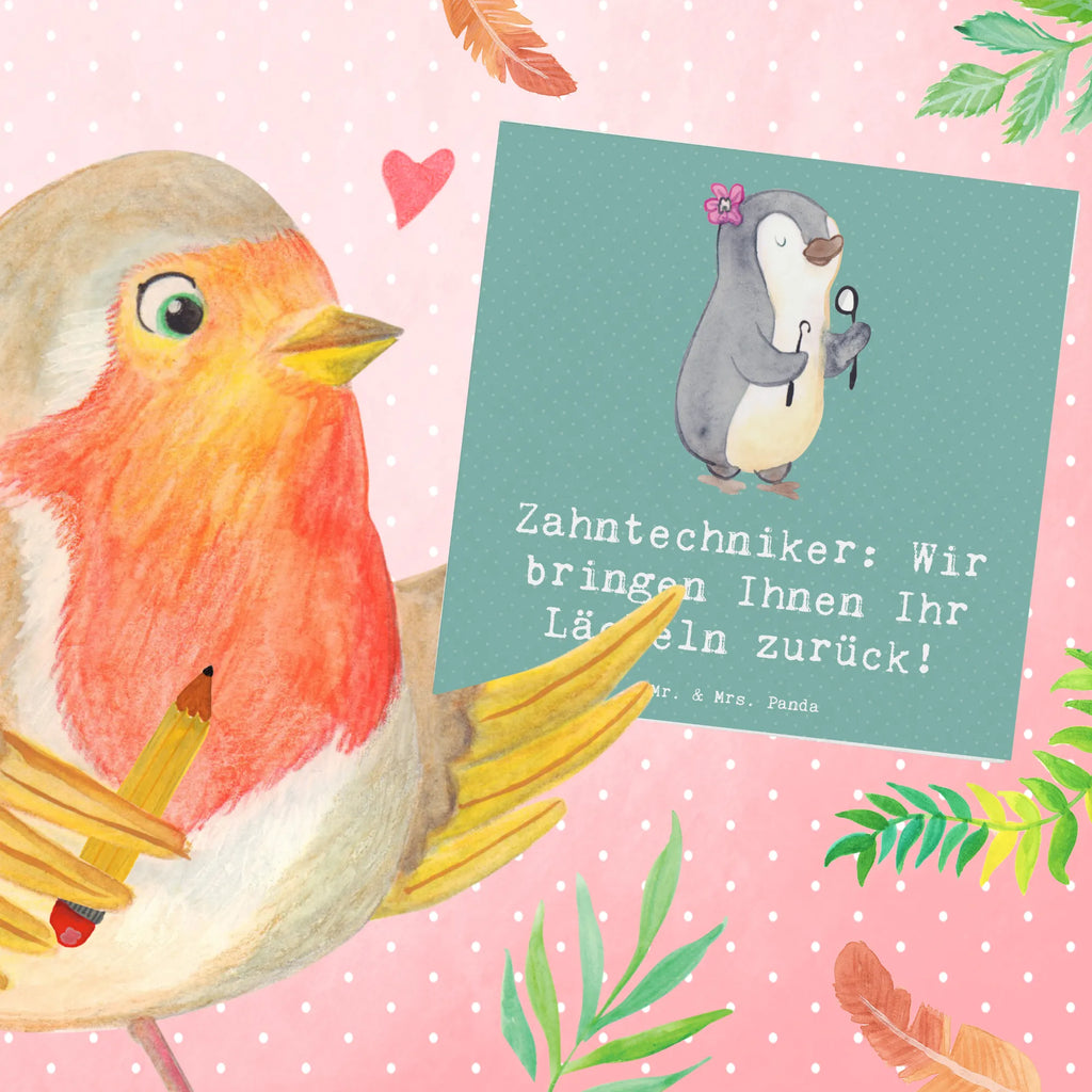 Deluxe Karte Zahntechniker: Wir bringen Ihnen Ihr Lächeln zurück! Karte, Geburtstagskarte, Grußkarte, Einladungskarte, Hochwertige Grußkarte, Hochwertige Klappkarte, Glückwunschkarte, Klappkarte, Hochzeitskarte, Beruf, Ausbildung, Jubiläum, Abschied, Rente, Kollege, Kollegin, Geschenk, Schenken, Arbeitskollege, Mitarbeiter, Firma, Danke, Dankeschön