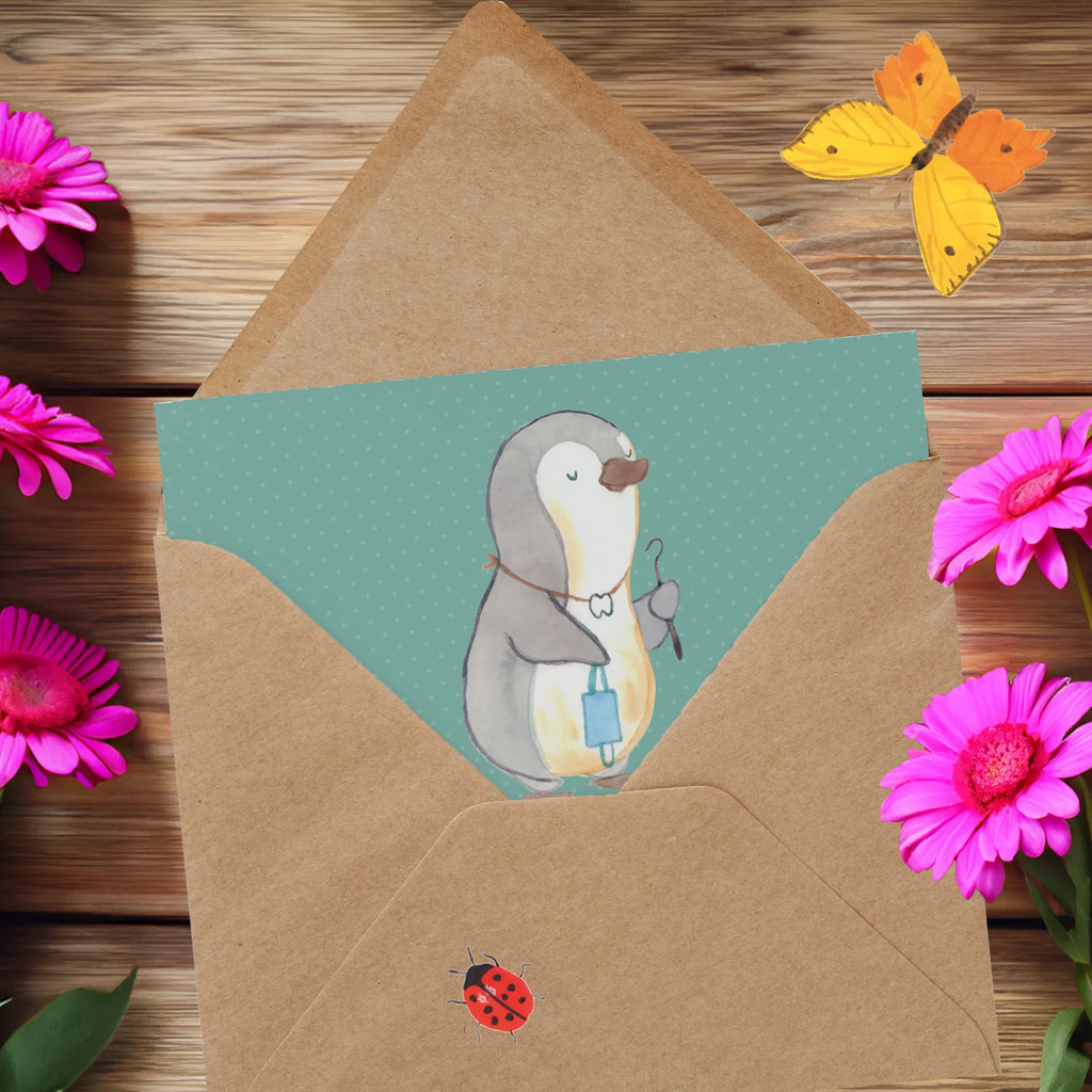 Deluxe Card Ich bin Zahntechniker - ein bisschen verrückt, unglaublich liebenswert, aber immer zahngenau! Einladungskarte, Karte, Glückwunschkarte, Klappkarte, Geburtstagskarte, Hochwertige Klappkarte, Grußkarte, Hochwertige Grußkarte, Hochzeitskarte, Beruf, Ausbildung, Jubiläum, Abschied, Rente, Kollege, Kollegin, Geschenk, Schenken, Arbeitskollege, Mitarbeiter, Firma, Danke, Dankeschön