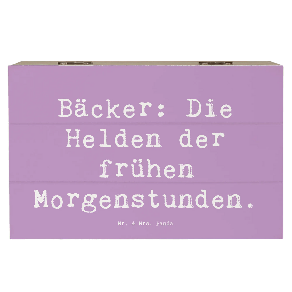 Wooden chest Saying Bäcker: Die Helden der frühen Morgenstunden. Schatzkiste, Aufbewahrungsbox, Geschenkdose, Truhe, Kiste, Erinnerungskiste, Geschenkbox, Dekokiste, XXL, Schatulle, Erinnerungsbox, Holzkiste, Beruf, Ausbildung, Jubiläum, Abschied, Rente, Kollege, Kollegin, Geschenk, Schenken, Arbeitskollege, Mitarbeiter, Firma, Danke, Dankeschön