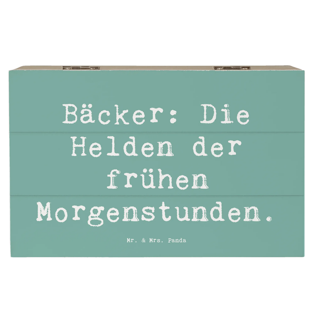 Wooden chest Saying Bäcker: Die Helden der frühen Morgenstunden. Schatzkiste, Aufbewahrungsbox, Geschenkdose, Truhe, Kiste, Erinnerungskiste, Geschenkbox, Dekokiste, XXL, Schatulle, Erinnerungsbox, Holzkiste, Beruf, Ausbildung, Jubiläum, Abschied, Rente, Kollege, Kollegin, Geschenk, Schenken, Arbeitskollege, Mitarbeiter, Firma, Danke, Dankeschön