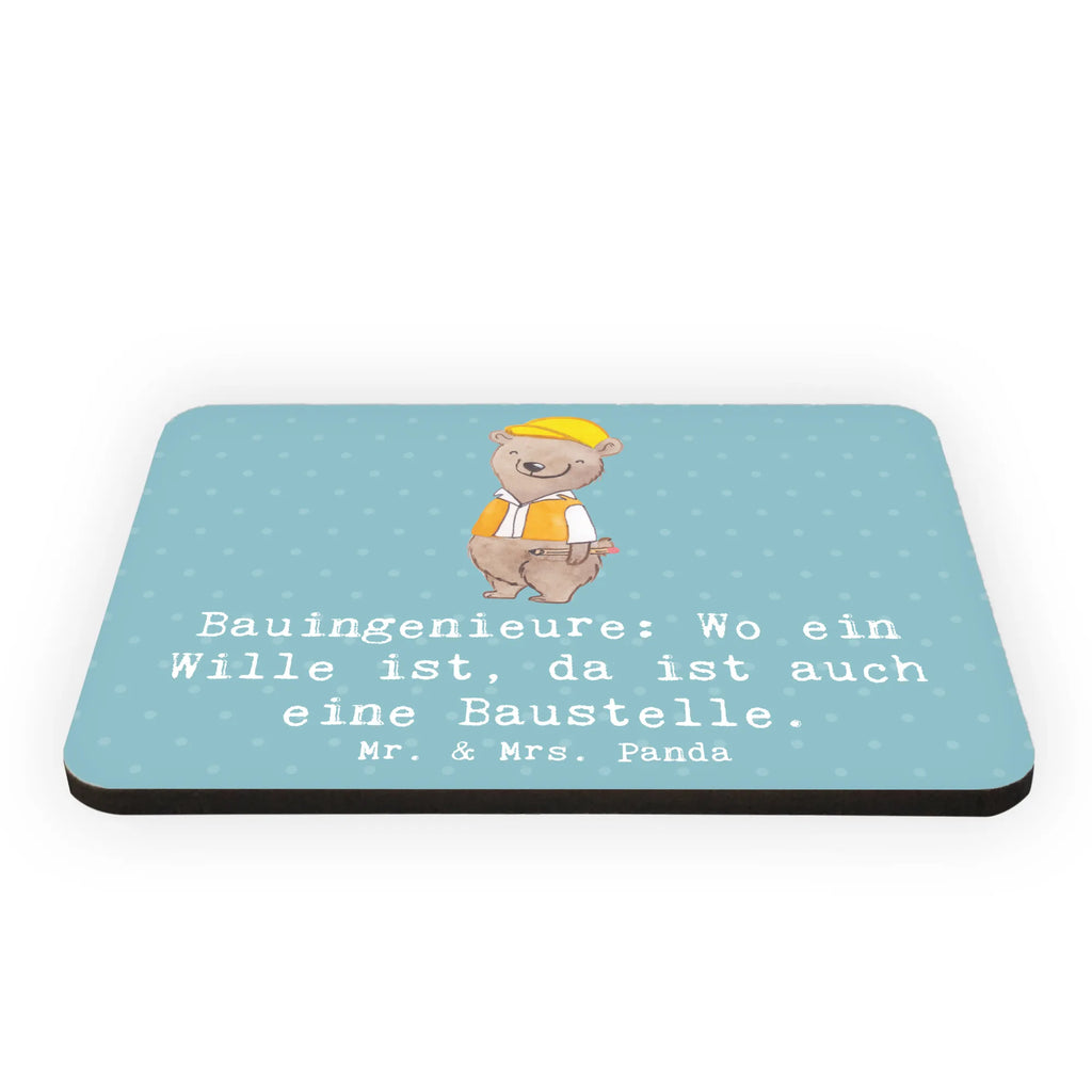 Magnet Bauingenieure: Wo ein Wille ist, da ist auch eine Baustelle. Notiz Magnet, Dekomagnet, Pinnwandmagnet, Souvenir Magnet, Kühlschrankmagnet, Kühlschrank Dekoration, Whiteboard Magnet, Motivmagnete, Beruf, Ausbildung, Jubiläum, Abschied, Rente, Kollege, Kollegin, Geschenk, Schenken, Arbeitskollege, Mitarbeiter, Firma, Danke, Dankeschön