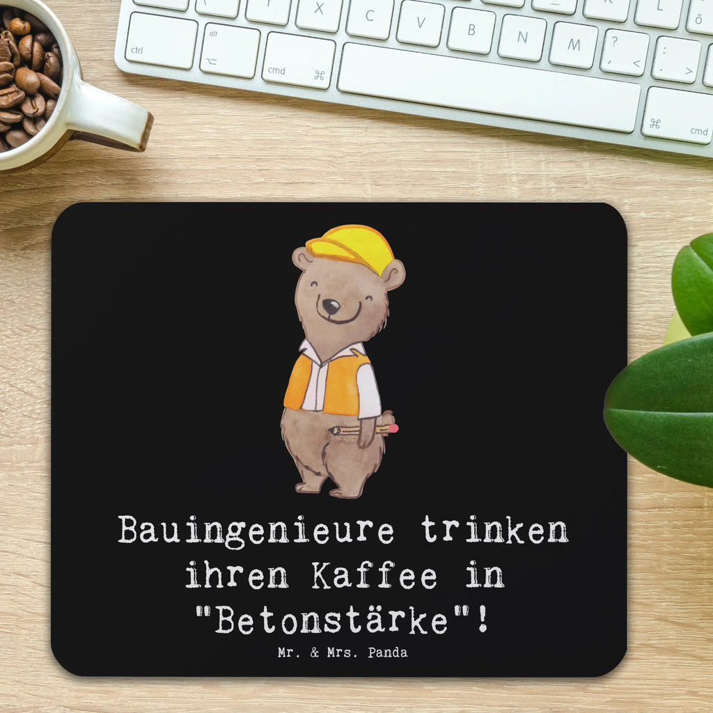 Mouse mat Bauingenieure trinken ihren Kaffee in "Betonstärke"! Mauspad, Büroausstattung, Einzigartiges Mauspad, Mousepad, Designer Mauspad, Mausunterlage, Computer zubehör, PC Zubehör, Arbeitszimmer, Mauspad Büro, Beruf, Ausbildung, Jubiläum, Abschied, Rente, Kollege, Kollegin, Geschenk, Schenken, Arbeitskollege, Mitarbeiter, Firma, Danke, Dankeschön
