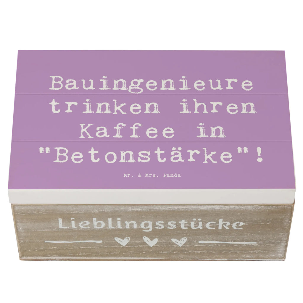 Holzkiste Spruch Bauingenieure trinken ihren Kaffee in "Betonstärke"! Truhe, Schatzkiste, Erinnerungsbox, Geschenkbox, Geschenkdose, Aufbewahrungsbox, Dekokiste, Holzkiste, Erinnerungskiste, Kiste, Schatulle, XXL, Beruf, Ausbildung, Jubiläum, Abschied, Rente, Kollege, Kollegin, Geschenk, Schenken, Arbeitskollege, Mitarbeiter, Firma, Danke, Dankeschön