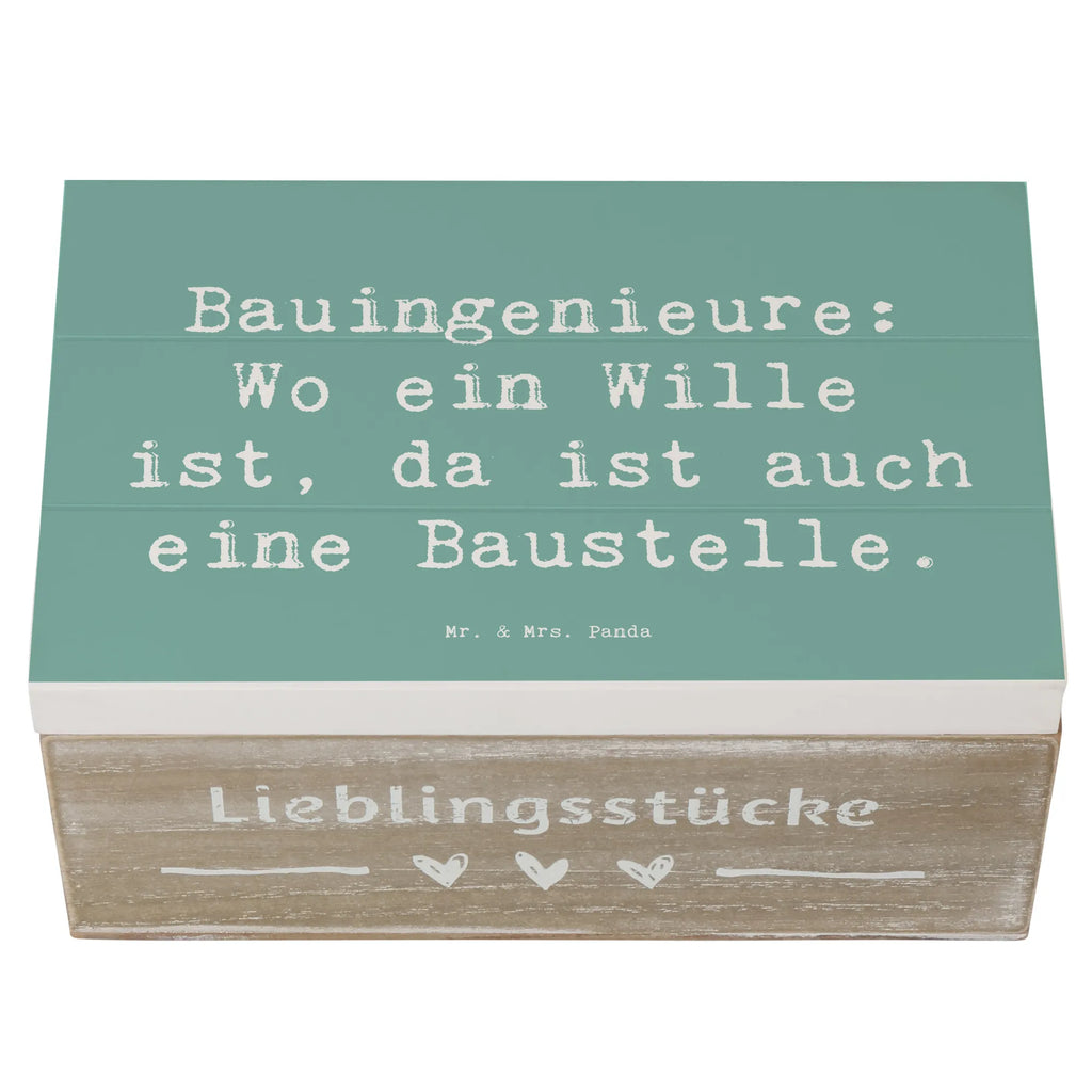 Holzkiste Spruch Bauingenieure: Wo ein Wille ist, da ist auch eine Baustelle. Kiste, Erinnerungsbox, Aufbewahrungsbox, XXL, Geschenkbox, Dekokiste, Erinnerungskiste, Holzkiste, Geschenkdose, Schatulle, Truhe, Schatzkiste, Beruf, Ausbildung, Jubiläum, Abschied, Rente, Kollege, Kollegin, Geschenk, Schenken, Arbeitskollege, Mitarbeiter, Firma, Danke, Dankeschön