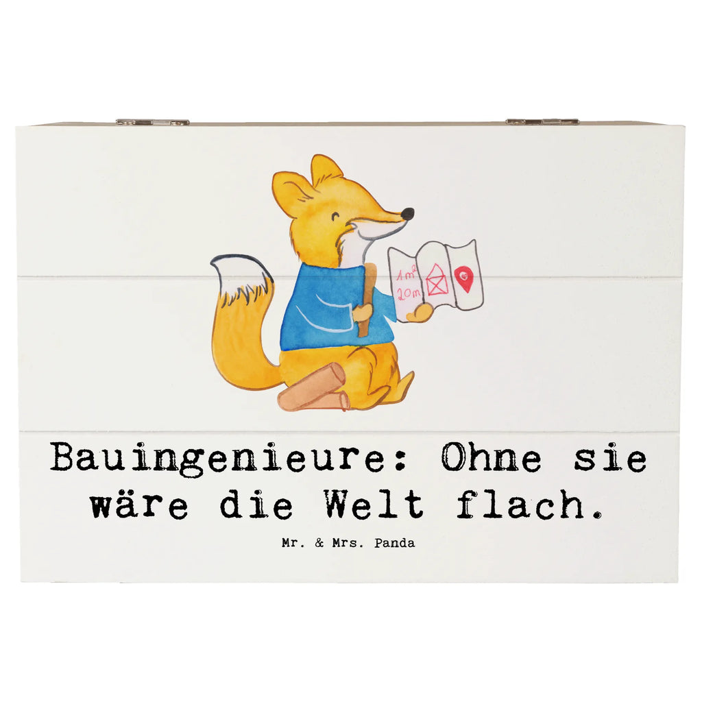 Holzkiste Bauingenieure: Ohne sie wäre die Welt flach. Schatulle, Geschenkbox, Geschenkdose, Dekokiste, XXL, Aufbewahrungsbox, Erinnerungsbox, Holzkiste, Kiste, Schatzkiste, Erinnerungskiste, Truhe, Beruf, Ausbildung, Jubiläum, Abschied, Rente, Kollege, Kollegin, Geschenk, Schenken, Arbeitskollege, Mitarbeiter, Firma, Danke, Dankeschön