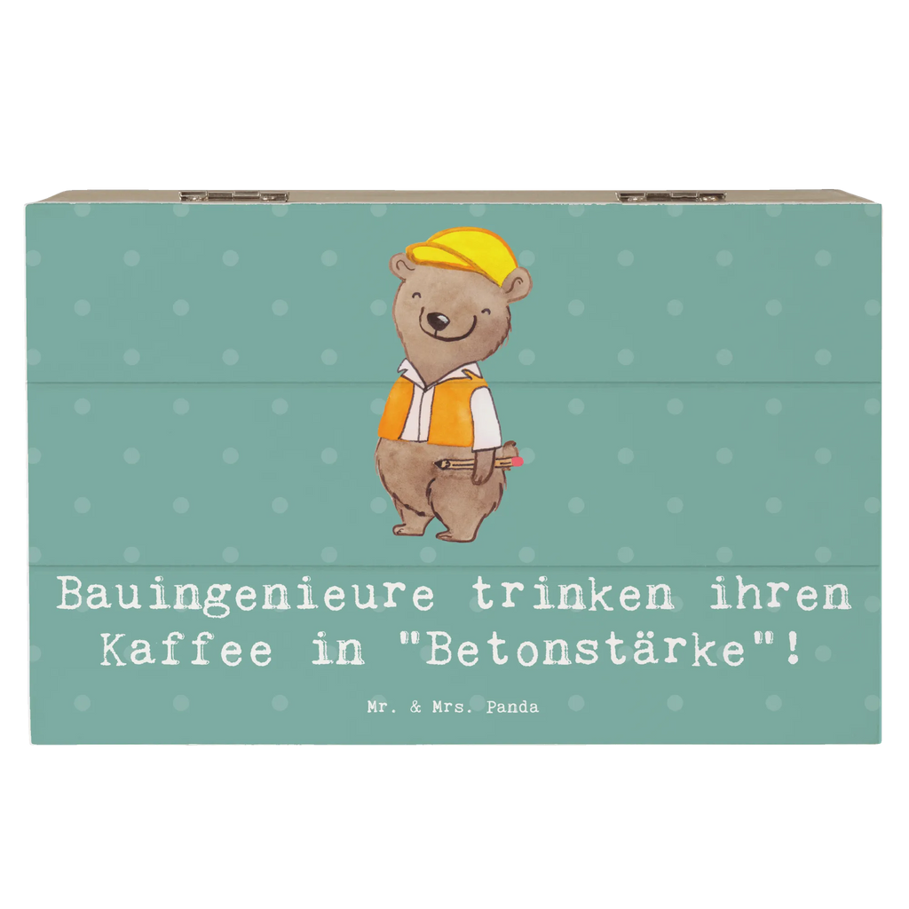 Holzkiste Bauingenieure trinken ihren Kaffee in "Betonstärke"! Dekokiste, Schatulle, Schatzkiste, Geschenkdose, XXL, Aufbewahrungsbox, Geschenkbox, Erinnerungsbox, Truhe, Erinnerungskiste, Holzkiste, Kiste, Beruf, Ausbildung, Jubiläum, Abschied, Rente, Kollege, Kollegin, Geschenk, Schenken, Arbeitskollege, Mitarbeiter, Firma, Danke, Dankeschön