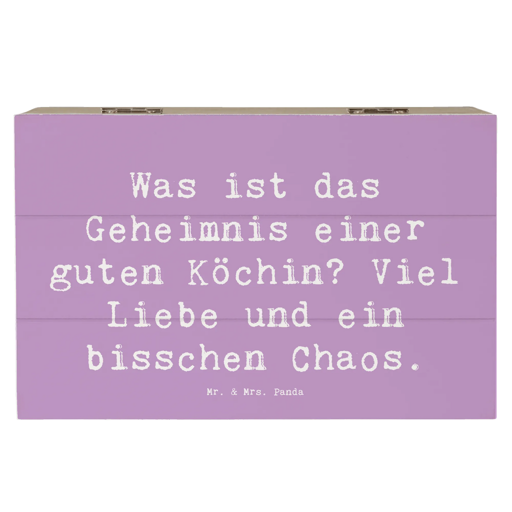 Wooden chest Saying Was ist das Geheimnis einer guten Köchin? Viel Liebe und ein bisschen Chaos. Dekokiste, Erinnerungsbox, Aufbewahrungsbox, Schatulle, Geschenkdose, Geschenkbox, Holzkiste, Schatzkiste, XXL, Truhe, Kiste, Erinnerungskiste, Beruf, Ausbildung, Jubiläum, Abschied, Rente, Kollege, Kollegin, Geschenk, Schenken, Arbeitskollege, Mitarbeiter, Firma, Danke, Dankeschön