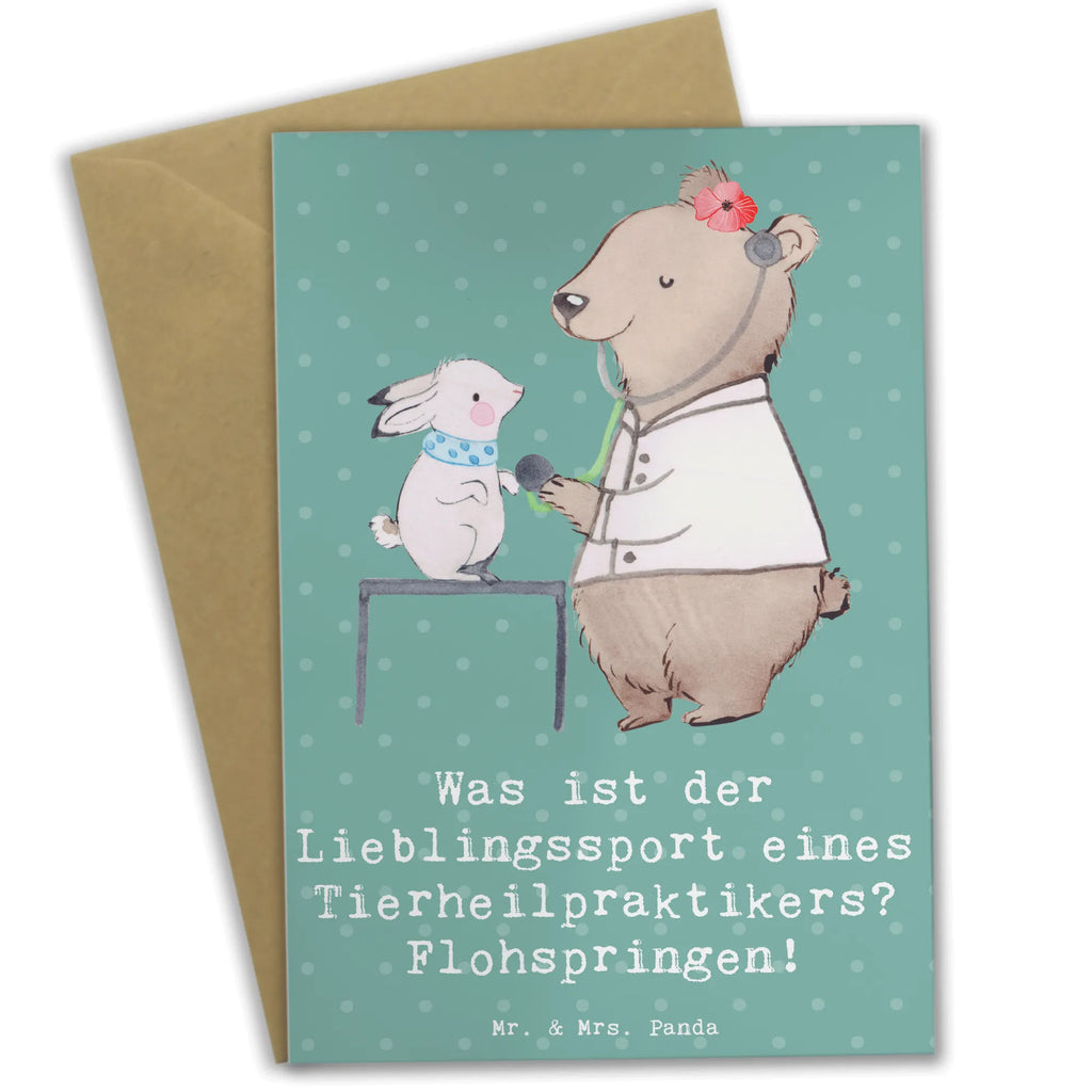 Greetings card Was ist der Lieblingssport eines Tierheilpraktikers? Flohspringen! Karte, Einladungskarte, Geburtstagskarte, Grußkarte, Hochzeitskarte, Ansichtskarten, Glückwunschkarte, Klappkarte, Beruf, Ausbildung, Jubiläum, Abschied, Rente, Kollege, Kollegin, Geschenk, Schenken, Arbeitskollege, Mitarbeiter, Firma, Danke, Dankeschön