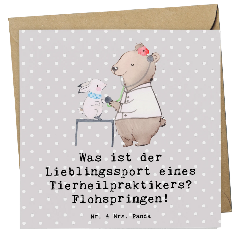 Deluxe Karte Was ist der Lieblingssport eines Tierheilpraktikers? Flohspringen! Geburtstagskarte, Glückwunschkarte, Hochzeitskarte, Klappkarte, Hochwertige Klappkarte, Grußkarte, Karte, Einladungskarte, Hochwertige Grußkarte, Beruf, Ausbildung, Jubiläum, Abschied, Rente, Kollege, Kollegin, Geschenk, Schenken, Arbeitskollege, Mitarbeiter, Firma, Danke, Dankeschön