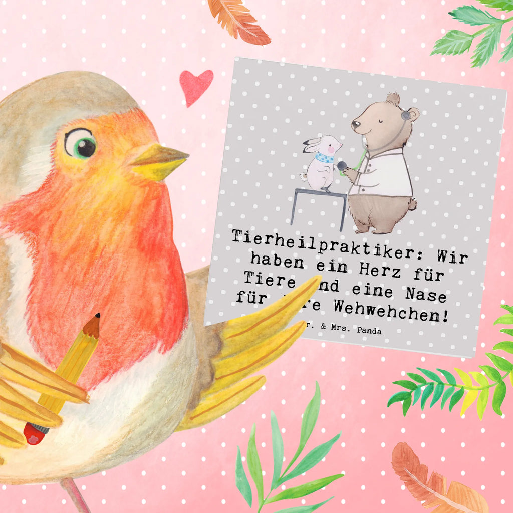 Deluxe Card Tierheilpraktiker: Wir haben ein Herz für Tiere und eine Nase für ihre Wehwehchen! Klappkarte, Grußkarte, Hochzeitskarte, Hochwertige Grußkarte, Karte, Geburtstagskarte, Glückwunschkarte, Hochwertige Klappkarte, Einladungskarte, Beruf, Ausbildung, Jubiläum, Abschied, Rente, Kollege, Kollegin, Geschenk, Schenken, Arbeitskollege, Mitarbeiter, Firma, Danke, Dankeschön