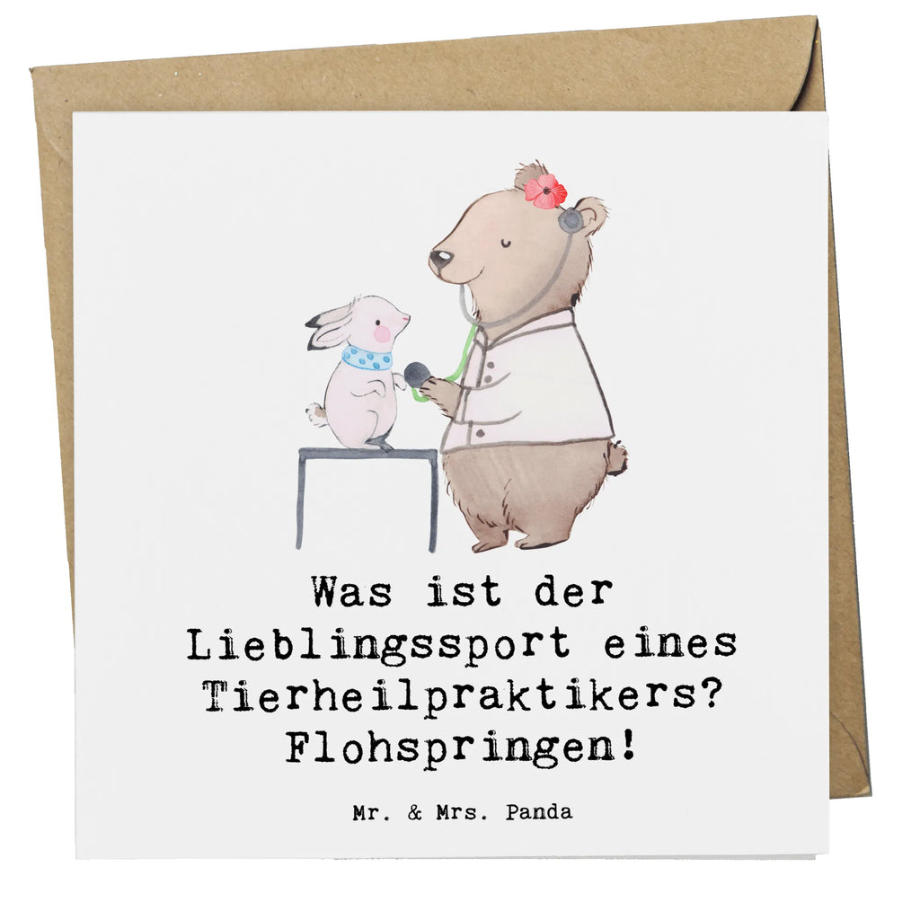 Deluxe Karte Was ist der Lieblingssport eines Tierheilpraktikers? Flohspringen! Geburtstagskarte, Glückwunschkarte, Hochzeitskarte, Klappkarte, Hochwertige Klappkarte, Grußkarte, Karte, Einladungskarte, Hochwertige Grußkarte, Beruf, Ausbildung, Jubiläum, Abschied, Rente, Kollege, Kollegin, Geschenk, Schenken, Arbeitskollege, Mitarbeiter, Firma, Danke, Dankeschön