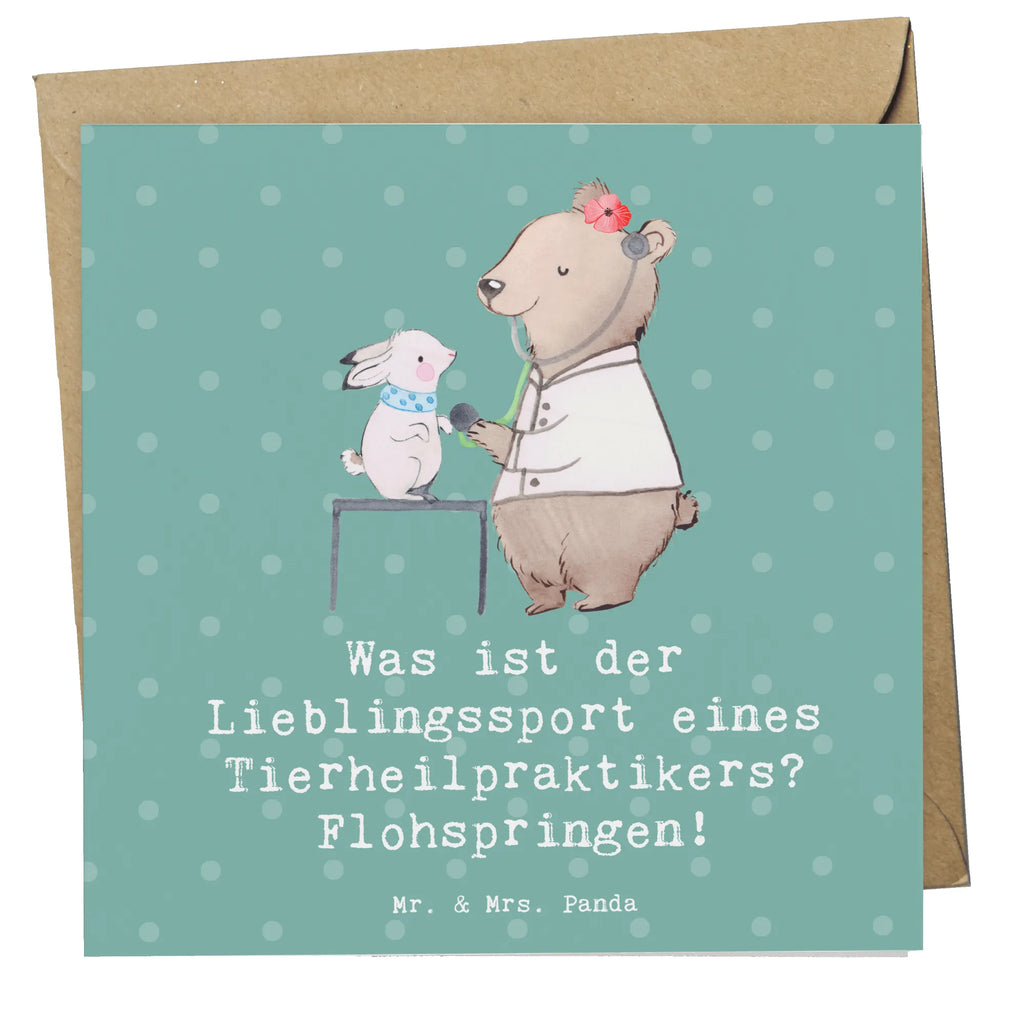 Deluxe Karte Was ist der Lieblingssport eines Tierheilpraktikers? Flohspringen! Geburtstagskarte, Glückwunschkarte, Hochzeitskarte, Klappkarte, Hochwertige Klappkarte, Grußkarte, Karte, Einladungskarte, Hochwertige Grußkarte, Beruf, Ausbildung, Jubiläum, Abschied, Rente, Kollege, Kollegin, Geschenk, Schenken, Arbeitskollege, Mitarbeiter, Firma, Danke, Dankeschön