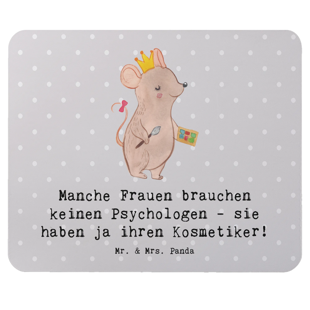 Mouse mat Manche Frauen brauchen keinen Psychologen - sie haben ja ihren Kosmetiker! Mousepad, Büroausstattung, Arbeitszimmer, PC Zubehör, Mauspad, Designer Mauspad, Einzigartiges Mauspad, Mauspad Büro, Computer zubehör, Mausunterlage, Beruf, Ausbildung, Jubiläum, Abschied, Rente, Kollege, Kollegin, Geschenk, Schenken, Arbeitskollege, Mitarbeiter, Firma, Danke, Dankeschön