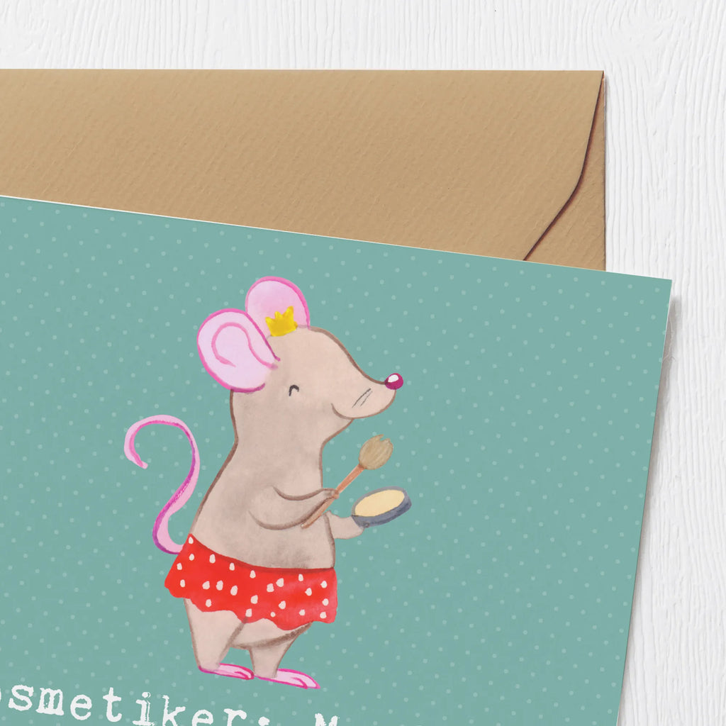 Deluxe Card Kosmetiker: Magier, die Pinsel statt Zauberstäben verwenden. Hochwertige Klappkarte, Karte, Hochwertige Grußkarte, Einladungskarte, Glückwunschkarte, Grußkarte, Hochzeitskarte, Geburtstagskarte, Klappkarte, Beruf, Ausbildung, Jubiläum, Abschied, Rente, Kollege, Kollegin, Geschenk, Schenken, Arbeitskollege, Mitarbeiter, Firma, Danke, Dankeschön