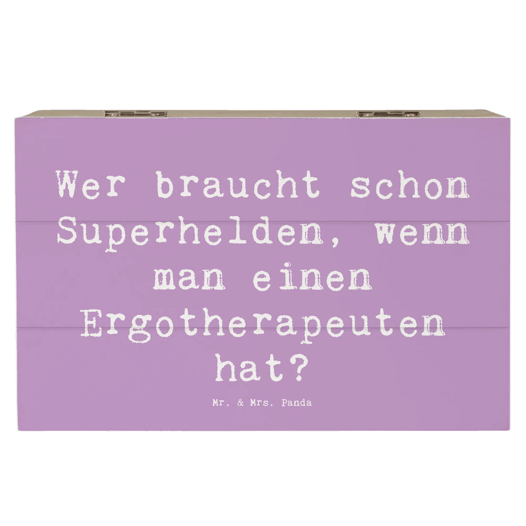 Holzkiste Spruch Wer braucht schon Superhelden, wenn man einen Ergotherapeuten hat? Dekokiste, Erinnerungskiste, Erinnerungsbox, Schatzkiste, Kiste, Aufbewahrungsbox, Geschenkdose, XXL, Schatulle, Holzkiste, Geschenkbox, Truhe, Beruf, Ausbildung, Jubiläum, Abschied, Rente, Kollege, Kollegin, Geschenk, Schenken, Arbeitskollege, Mitarbeiter, Firma, Danke, Dankeschön