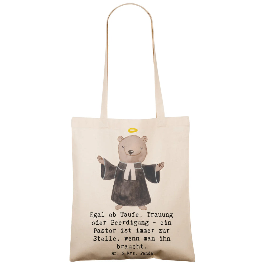 Tragetasche Egal ob Taufe, Trauung oder Beerdigung - ein Pastor ist immer zur Stelle, wenn man ihn braucht. Umhängetasche, Shopper, Jutebeutel, Stoffbeutel, Stofftasche, Einkaufstasche, Tragetasche, Badetasche, Einkaufstüte, Beuteltasche, Strandtasche, Schultertasche, Beutel, Tasche, Laptoptasche, Jutetasche, Beruf, Ausbildung, Jubiläum, Abschied, Rente, Kollege, Kollegin, Geschenk, Schenken, Arbeitskollege, Mitarbeiter, Firma, Danke, Dankeschön