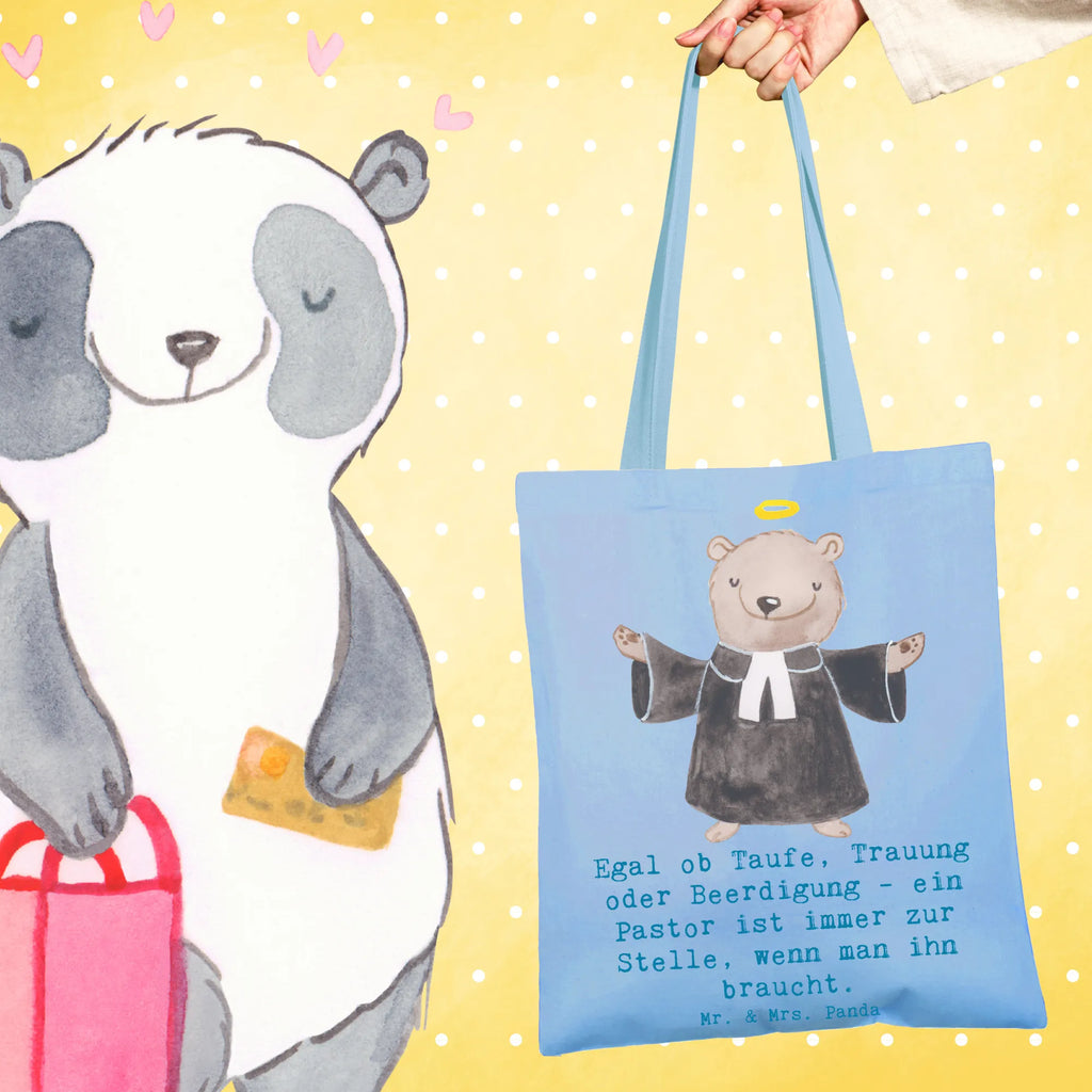 Tragetasche Egal ob Taufe, Trauung oder Beerdigung - ein Pastor ist immer zur Stelle, wenn man ihn braucht. Umhängetasche, Shopper, Jutebeutel, Stoffbeutel, Stofftasche, Einkaufstasche, Tragetasche, Badetasche, Einkaufstüte, Beuteltasche, Strandtasche, Schultertasche, Beutel, Tasche, Laptoptasche, Jutetasche, Beruf, Ausbildung, Jubiläum, Abschied, Rente, Kollege, Kollegin, Geschenk, Schenken, Arbeitskollege, Mitarbeiter, Firma, Danke, Dankeschön