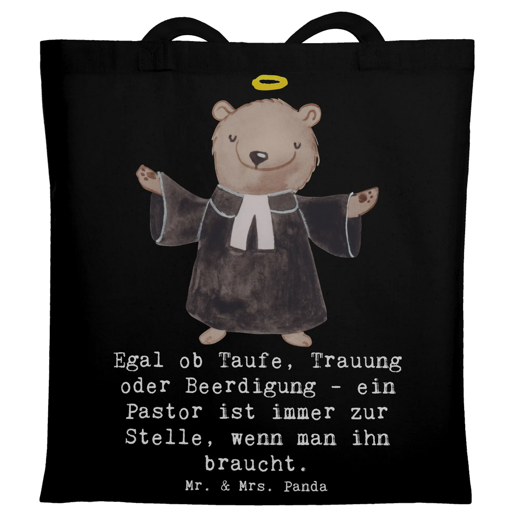 Tragetasche Egal ob Taufe, Trauung oder Beerdigung - ein Pastor ist immer zur Stelle, wenn man ihn braucht. Umhängetasche, Shopper, Jutebeutel, Stoffbeutel, Stofftasche, Einkaufstasche, Tragetasche, Badetasche, Einkaufstüte, Beuteltasche, Strandtasche, Schultertasche, Beutel, Tasche, Laptoptasche, Jutetasche, Beruf, Ausbildung, Jubiläum, Abschied, Rente, Kollege, Kollegin, Geschenk, Schenken, Arbeitskollege, Mitarbeiter, Firma, Danke, Dankeschön
