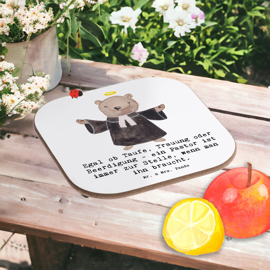 Square coaster Egal ob Taufe, Trauung oder Beerdigung - ein Pastor ist immer zur Stelle, wenn man ihn braucht. Untersetzer, Glasuntersetzer, Bierdeckel, Tassen Untersetzer, Untersetzer Gläser, Untersetzer Holz, Untersetzer für Gläser, Untersetzer aus Holz, Holzuntersetzer, Korkuntersetzer, Untersetzer Design, Getränkeuntersetzer, Beruf, Ausbildung, Jubiläum, Abschied, Rente, Kollege, Kollegin, Geschenk, Schenken, Arbeitskollege, Mitarbeiter, Firma, Danke, Dankeschön