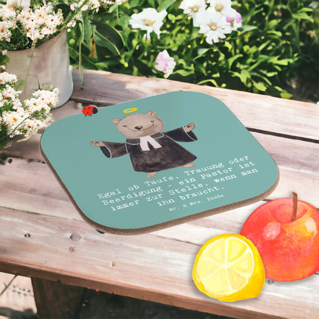 Square coaster Egal ob Taufe, Trauung oder Beerdigung - ein Pastor ist immer zur Stelle, wenn man ihn braucht. Untersetzer, Glasuntersetzer, Bierdeckel, Tassen Untersetzer, Untersetzer Gläser, Untersetzer Holz, Untersetzer für Gläser, Untersetzer aus Holz, Holzuntersetzer, Korkuntersetzer, Untersetzer Design, Getränkeuntersetzer, Beruf, Ausbildung, Jubiläum, Abschied, Rente, Kollege, Kollegin, Geschenk, Schenken, Arbeitskollege, Mitarbeiter, Firma, Danke, Dankeschön