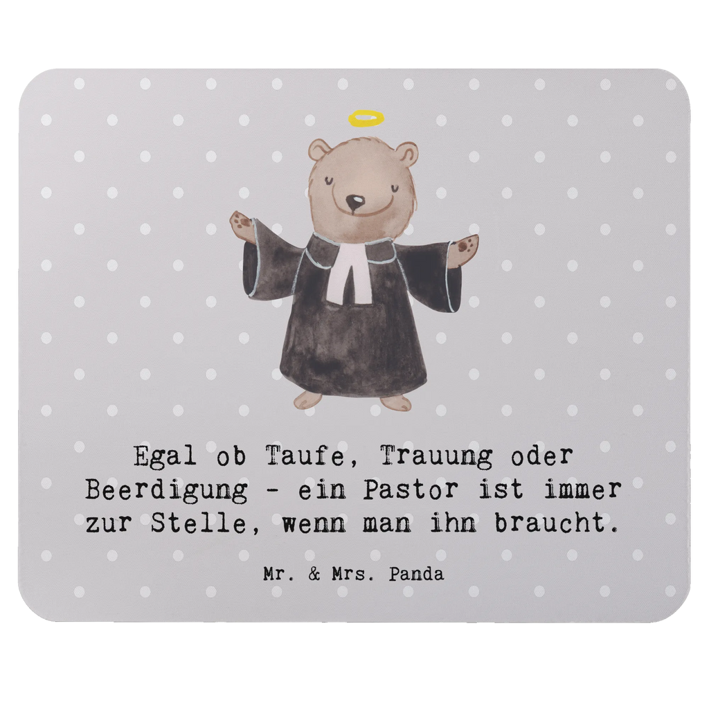 Mouse mat Egal ob Taufe, Trauung oder Beerdigung - ein Pastor ist immer zur Stelle, wenn man ihn braucht. Mauspad, Mauspad Büro, Mausunterlage, PC Zubehör, Büroausstattung, Arbeitszimmer, Mousepad, Einzigartiges Mauspad, Computer zubehör, Designer Mauspad, Beruf, Ausbildung, Jubiläum, Abschied, Rente, Kollege, Kollegin, Geschenk, Schenken, Arbeitskollege, Mitarbeiter, Firma, Danke, Dankeschön