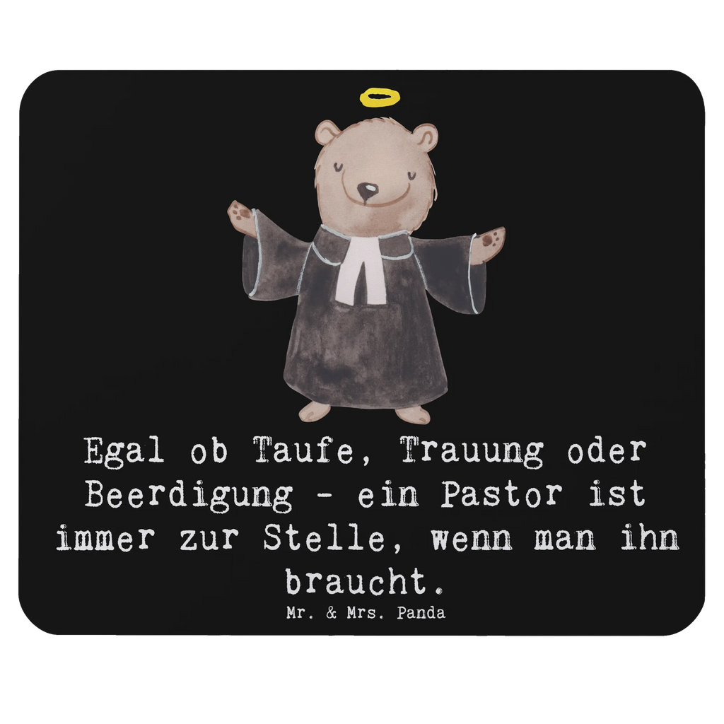Mouse mat Egal ob Taufe, Trauung oder Beerdigung - ein Pastor ist immer zur Stelle, wenn man ihn braucht. Mauspad, Mauspad Büro, Mausunterlage, PC Zubehör, Büroausstattung, Arbeitszimmer, Mousepad, Einzigartiges Mauspad, Computer zubehör, Designer Mauspad, Beruf, Ausbildung, Jubiläum, Abschied, Rente, Kollege, Kollegin, Geschenk, Schenken, Arbeitskollege, Mitarbeiter, Firma, Danke, Dankeschön