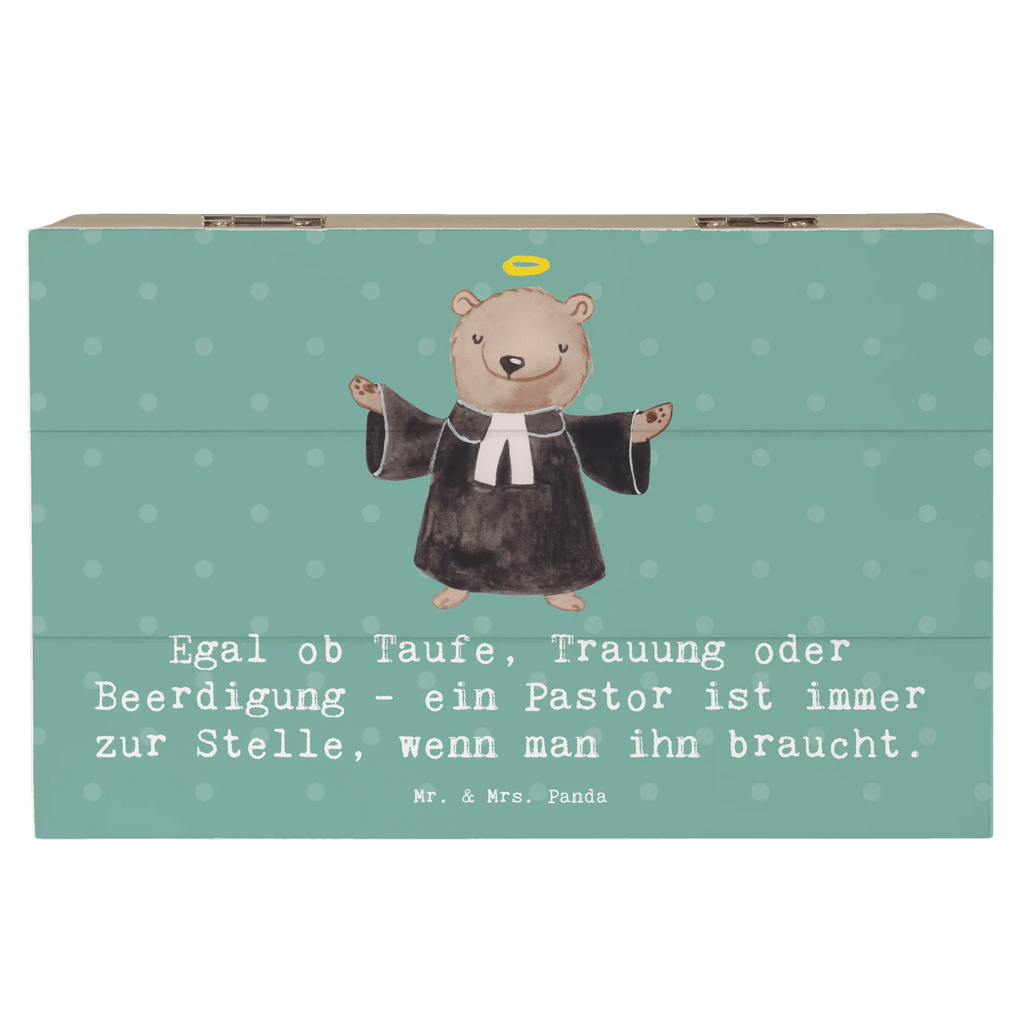 Holzkiste Egal ob Taufe, Trauung oder Beerdigung - ein Pastor ist immer zur Stelle, wenn man ihn braucht. Kiste, Erinnerungskiste, Schatzkiste, Dekokiste, Geschenkdose, Aufbewahrungsbox, Holzkiste, XXL, Truhe, Geschenkbox, Schatulle, Erinnerungsbox, Beruf, Ausbildung, Jubiläum, Abschied, Rente, Kollege, Kollegin, Geschenk, Schenken, Arbeitskollege, Mitarbeiter, Firma, Danke, Dankeschön
