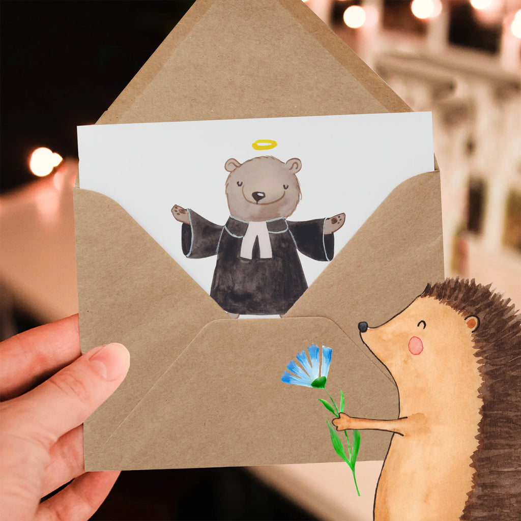 Deluxe Card Egal ob Taufe, Trauung oder Beerdigung - ein Pastor ist immer zur Stelle, wenn man ihn braucht. Glückwunschkarte, Hochwertige Grußkarte, Karte, Geburtstagskarte, Grußkarte, Hochzeitskarte, Einladungskarte, Hochwertige Klappkarte, Klappkarte, Beruf, Ausbildung, Jubiläum, Abschied, Rente, Kollege, Kollegin, Geschenk, Schenken, Arbeitskollege, Mitarbeiter, Firma, Danke, Dankeschön
