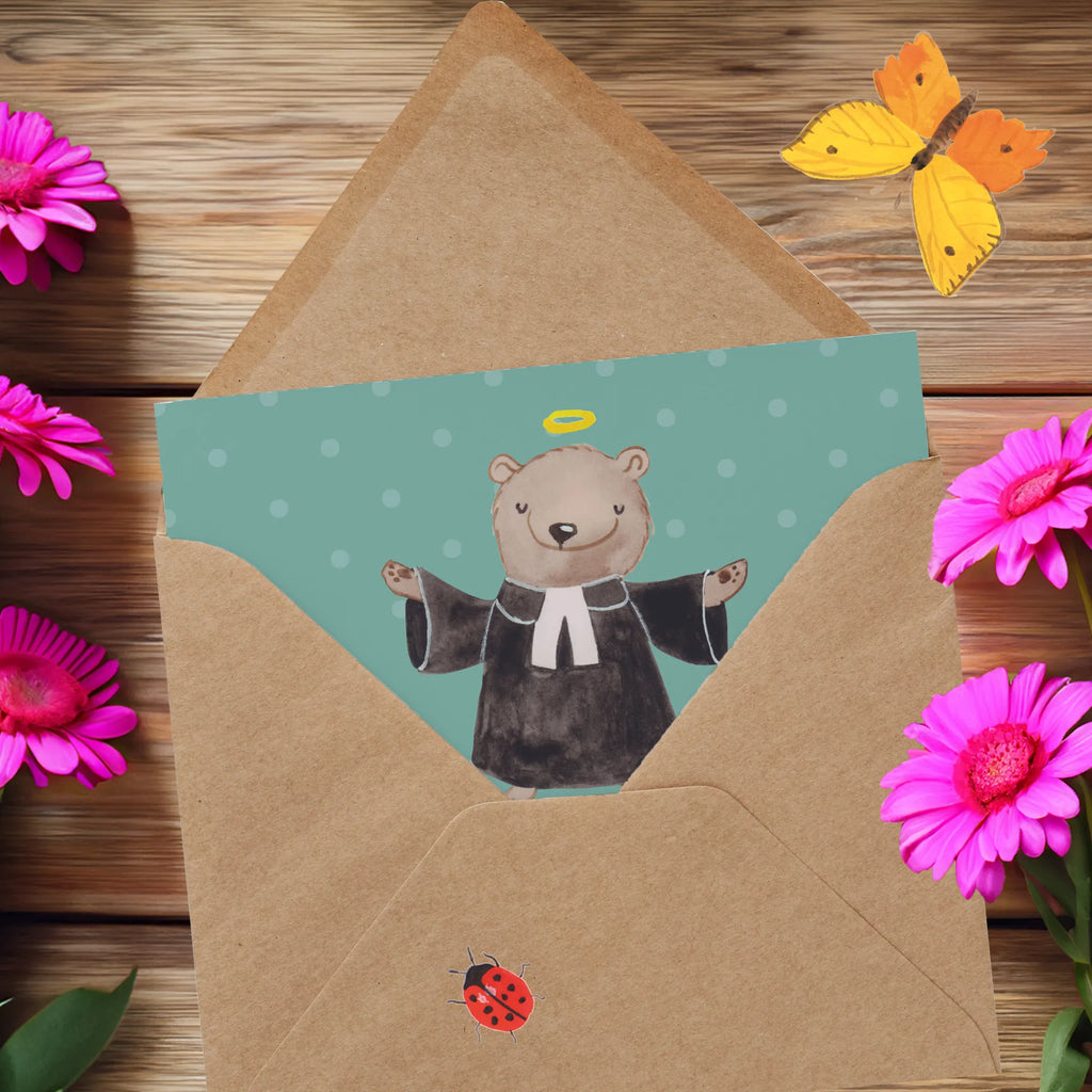 Deluxe Card Ein Pastor und ein Handy haben eins gemeinsam: Beide haben einen direkten Draht nach oben! Grußkarte, Karte, Einladungskarte, Klappkarte, Hochwertige Klappkarte, Glückwunschkarte, Hochzeitskarte, Hochwertige Grußkarte, Geburtstagskarte, Beruf, Ausbildung, Jubiläum, Abschied, Rente, Kollege, Kollegin, Geschenk, Schenken, Arbeitskollege, Mitarbeiter, Firma, Danke, Dankeschön