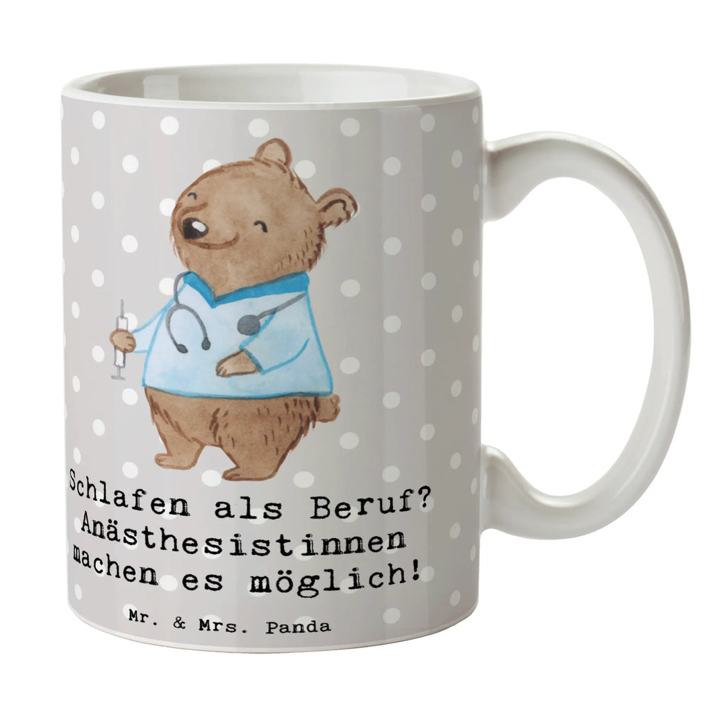 Tasse Schlafen als Beruf? Anästhesistinnen machen es möglich! Kaffeetasse, Keramiktasse, Bürotasse, Tasse, Tasse mit Motiven, Teetasse, Porzellantasse, Geschenktasse, Tasse mit Zitaten, Beruf, Ausbildung, Jubiläum, Abschied, Rente, Kollege, Kollegin, Geschenk, Schenken, Arbeitskollege, Mitarbeiter, Firma, Danke, Dankeschön