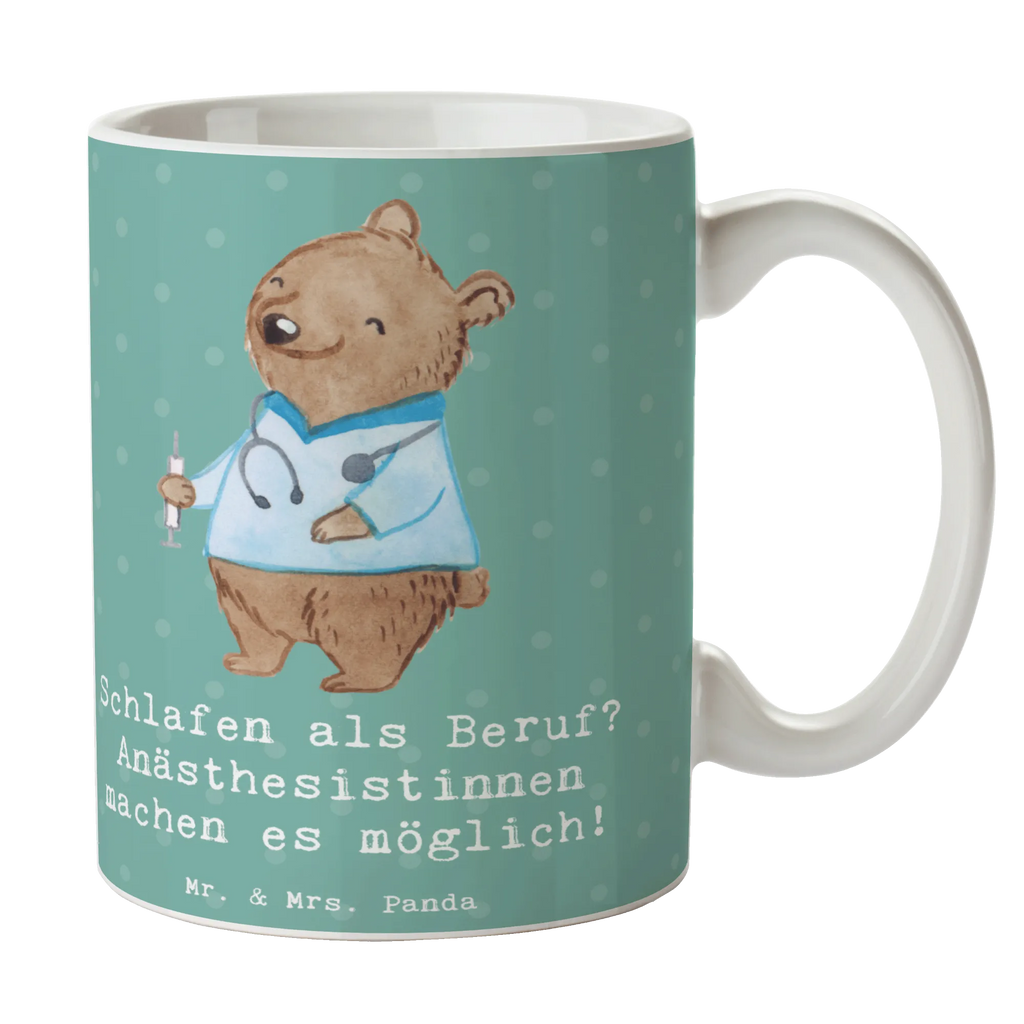 Tasse Schlafen als Beruf? Anästhesistinnen machen es möglich! Kaffeetasse, Keramiktasse, Bürotasse, Tasse, Tasse mit Motiven, Teetasse, Porzellantasse, Geschenktasse, Tasse mit Zitaten, Beruf, Ausbildung, Jubiläum, Abschied, Rente, Kollege, Kollegin, Geschenk, Schenken, Arbeitskollege, Mitarbeiter, Firma, Danke, Dankeschön