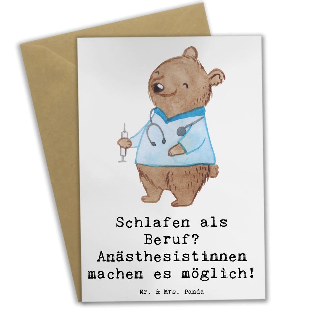 Greetings card Schlafen als Beruf? Anästhesistinnen machen es möglich! Glückwunschkarte, Karte, Ansichtskarten, Hochzeitskarte, Einladungskarte, Grußkarte, Klappkarte, Geburtstagskarte, Beruf, Ausbildung, Jubiläum, Abschied, Rente, Kollege, Kollegin, Geschenk, Schenken, Arbeitskollege, Mitarbeiter, Firma, Danke, Dankeschön
