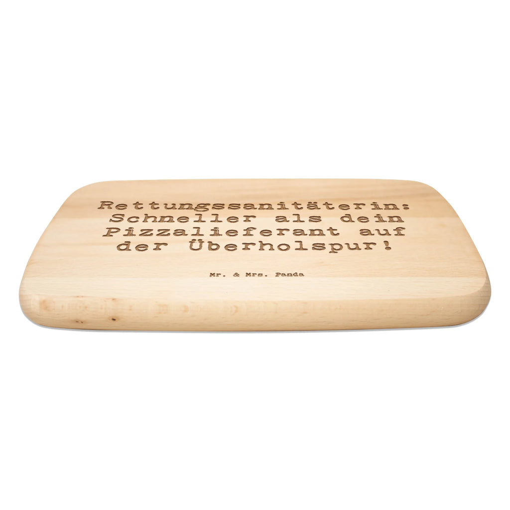 Serving board Saying Rettungssanitäterin: Schneller als dein Pizzalieferant auf der Überholspur! cutting board, Board, breakfast board, gift, gift idea, best, farewell gift, passing exam, anniversary, retirement, promotion, job start, sayings, funny, profession