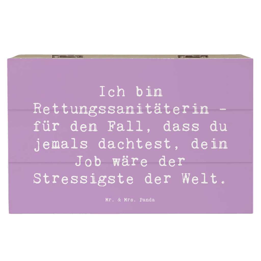 Holzkiste Spruch Ich bin Rettungssanitäterin - für den Fall, dass du jemals dachtest, dein Job wäre der Stressigste der Welt. Erinnerungsbox, Schatulle, Erinnerungskiste, Schatzkiste, Aufbewahrungsbox, Holzkiste, Kiste, Dekokiste, Geschenkdose, XXL, Geschenkbox, Truhe, Beruf, Ausbildung, Jubiläum, Abschied, Rente, Kollege, Kollegin, Geschenk, Schenken, Arbeitskollege, Mitarbeiter, Firma, Danke, Dankeschön