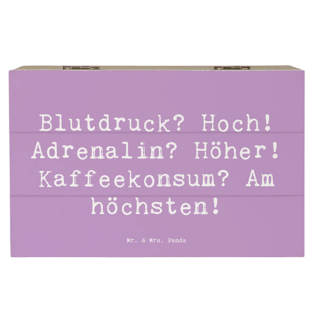 Wooden chest Saying Blutdruck? Hoch! Adrenalin? Höher! Kaffeekonsum? Am höchsten! Erinnerungsbox, Holzkiste, XXL, Geschenkdose, Truhe, Schatulle, Schatzkiste, Geschenkbox, Kiste, Dekokiste, Erinnerungskiste, Aufbewahrungsbox, Beruf, Ausbildung, Jubiläum, Abschied, Rente, Kollege, Kollegin, Geschenk, Schenken, Arbeitskollege, Mitarbeiter, Firma, Danke, Dankeschön