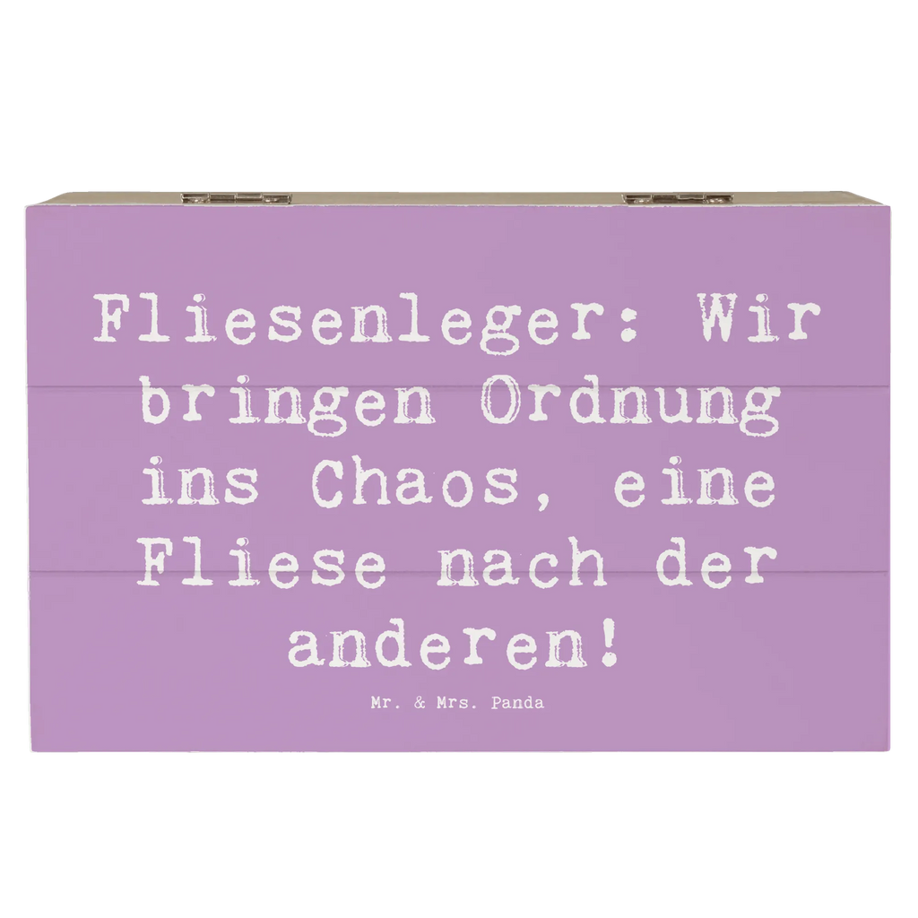 Wooden chest Saying Fliesenleger: Wir bringen Ordnung ins Chaos, eine Fliese nach der anderen! Erinnerungsbox, Schatzkiste, XXL, Geschenkdose, Geschenkbox, Kiste, Erinnerungskiste, Aufbewahrungsbox, Holzkiste, Dekokiste, Truhe, Schatulle, Beruf, Ausbildung, Jubiläum, Abschied, Rente, Kollege, Kollegin, Geschenk, Schenken, Arbeitskollege, Mitarbeiter, Firma, Danke, Dankeschön
