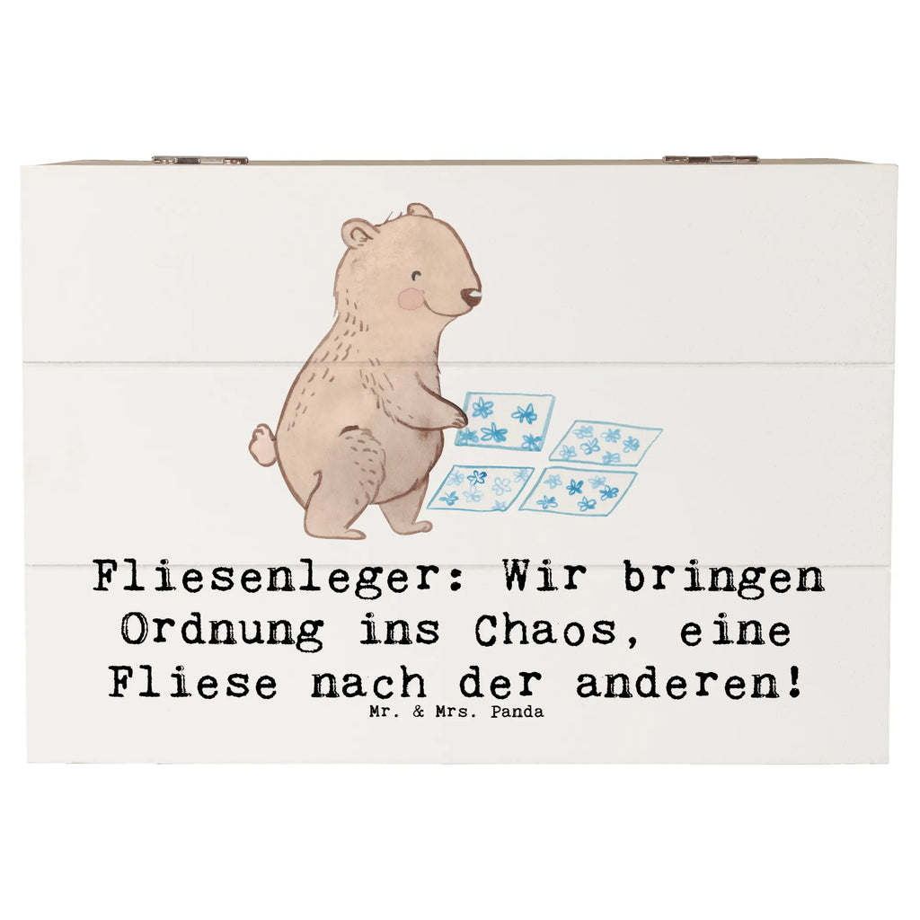 Holzkiste Fliesenleger: Wir bringen Ordnung ins Chaos, eine Fliese nach der anderen! Aufbewahrungsbox, Dekokiste, XXL, Schatulle, Holzkiste, Geschenkbox, Kiste, Schatzkiste, Geschenkdose, Erinnerungskiste, Truhe, Erinnerungsbox, Beruf, Ausbildung, Jubiläum, Abschied, Rente, Kollege, Kollegin, Geschenk, Schenken, Arbeitskollege, Mitarbeiter, Firma, Danke, Dankeschön
