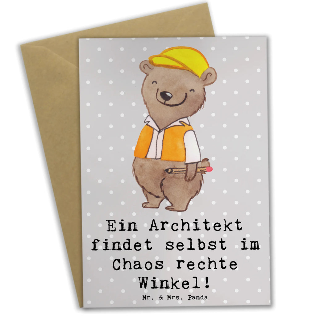 Greetings card Ein Architekt findet selbst im Chaos rechte Winkel! Karte, Ansichtskarten, Glückwunschkarte, Einladungskarte, Grußkarte, Klappkarte, Geburtstagskarte, Hochzeitskarte, Beruf, Ausbildung, Jubiläum, Abschied, Rente, Kollege, Kollegin, Geschenk, Schenken, Arbeitskollege, Mitarbeiter, Firma, Danke, Dankeschön