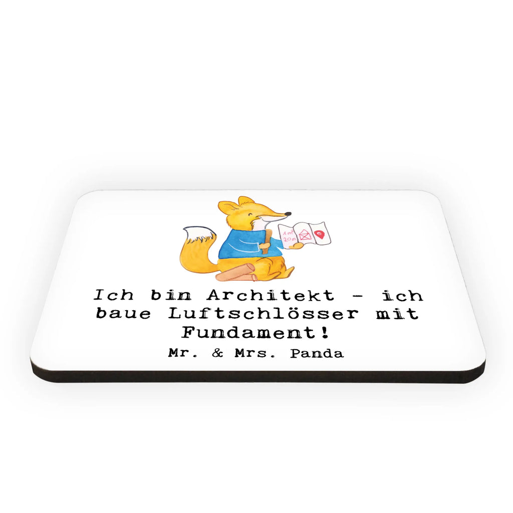 Magnet Ich bin Architekt - ich baue Luftschlösser mit Fundament! Motivmagnete, Notiz Magnet, Pinnwandmagnet, Dekomagnet, Kühlschrank Dekoration, Whiteboard Magnet, Kühlschrankmagnet, Souvenir Magnet, Beruf, Ausbildung, Jubiläum, Abschied, Rente, Kollege, Kollegin, Geschenk, Schenken, Arbeitskollege, Mitarbeiter, Firma, Danke, Dankeschön