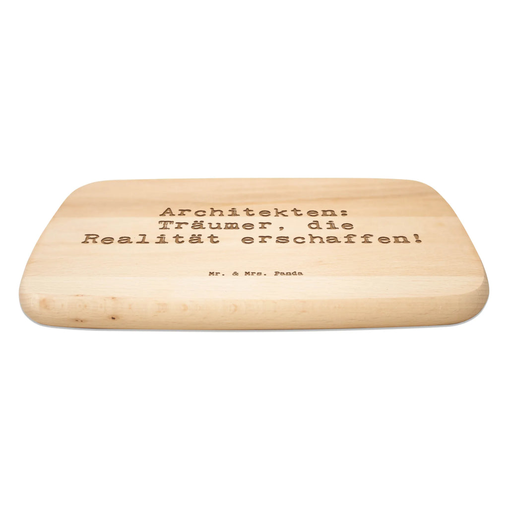 Serving board Saying Architekten: Träumer, die Realität erschaffen! Board, breakfast board, cutting board, gift, gift idea, best, farewell gift, passing exam, anniversary, retirement, promotion, job start, sayings, funny, profession