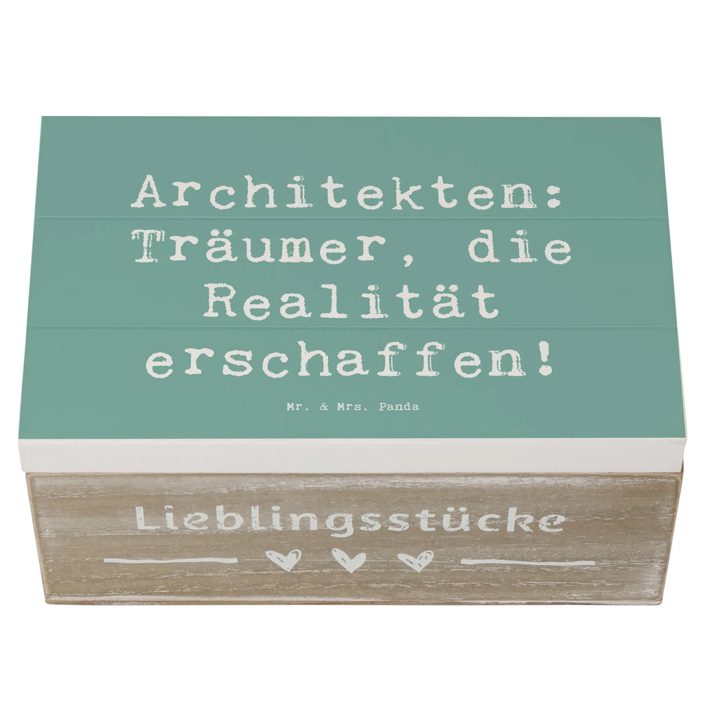 Wooden chest Saying Architekten: Träumer, die Realität erschaffen! Dekokiste, Erinnerungskiste, Truhe, Erinnerungsbox, Schatulle, Geschenkbox, Geschenkdose, Holzkiste, Schatzkiste, Kiste, XXL, Aufbewahrungsbox, Beruf, Ausbildung, Jubiläum, Abschied, Rente, Kollege, Kollegin, Geschenk, Schenken, Arbeitskollege, Mitarbeiter, Firma, Danke, Dankeschön
