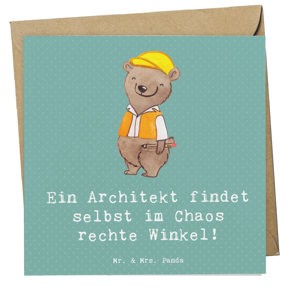 Deluxe Card Ein Architekt findet selbst im Chaos rechte Winkel! Grußkarte, Glückwunschkarte, Einladungskarte, Hochwertige Klappkarte, Karte, Geburtstagskarte, Hochwertige Grußkarte, Klappkarte, Hochzeitskarte, Beruf, Ausbildung, Jubiläum, Abschied, Rente, Kollege, Kollegin, Geschenk, Schenken, Arbeitskollege, Mitarbeiter, Firma, Danke, Dankeschön
