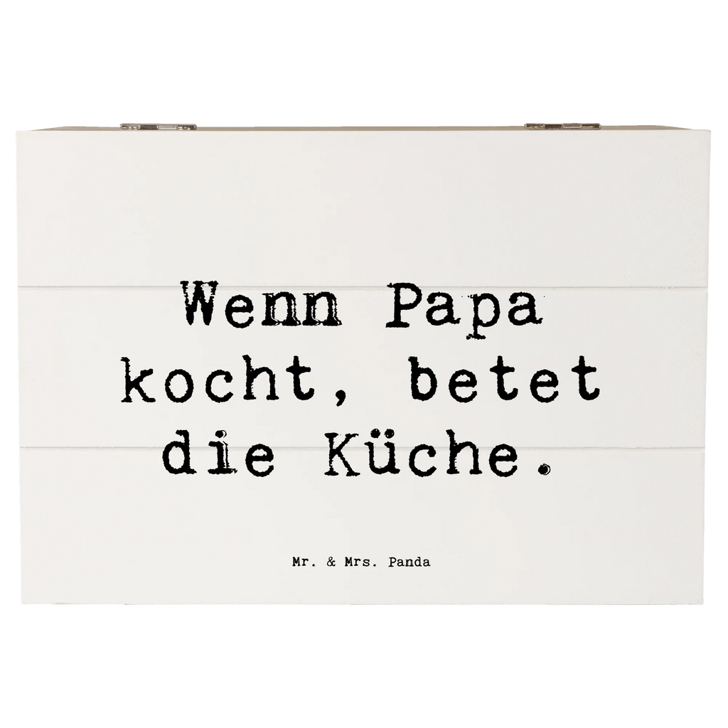 Holzkiste Spruch Vater Koch XXL, Geschenkbox, Dekokiste, Holzkiste, Schatulle, Schatzkiste, Kiste, Erinnerungskiste, Aufbewahrungsbox, Erinnerungsbox, Truhe, Geschenkdose, Familie, Vatertag, Muttertag, Bruder, Schwester, Mama, Papa, Oma, Opa