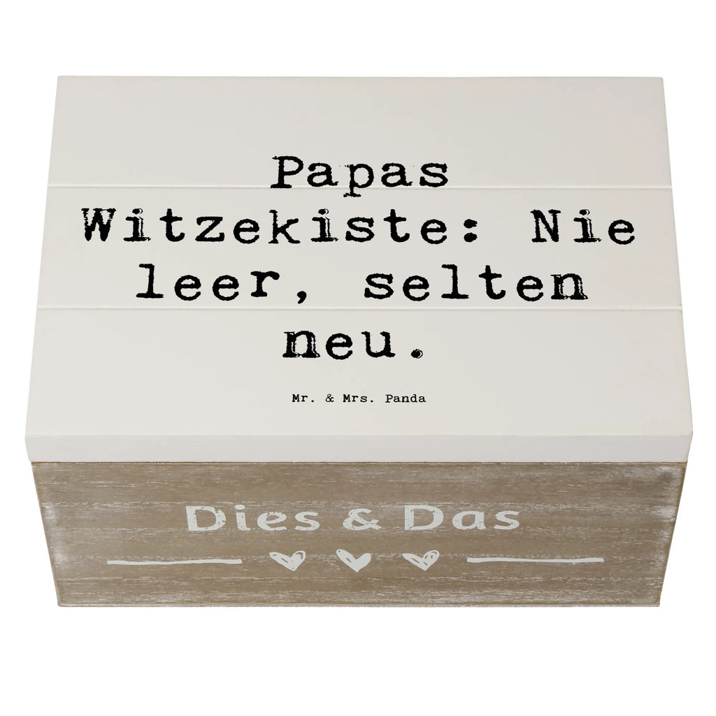 Holzkiste Spruch Vater Witzekiste Truhe, Schatzkiste, Aufbewahrungsbox, XXL, Schatulle, Dekokiste, Erinnerungskiste, Erinnerungsbox, Kiste, Geschenkdose, Geschenkbox, Holzkiste, Familie, Vatertag, Muttertag, Bruder, Schwester, Mama, Papa, Oma, Opa