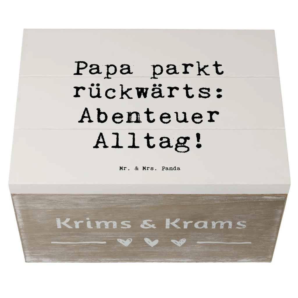 Holzkiste Spruch Vater Abenteuer Geschenkdose, Geschenkbox, Truhe, Schatzkiste, Erinnerungskiste, Kiste, Dekokiste, Erinnerungsbox, Aufbewahrungsbox, Schatulle, XXL, Holzkiste, Familie, Vatertag, Muttertag, Bruder, Schwester, Mama, Papa, Oma, Opa