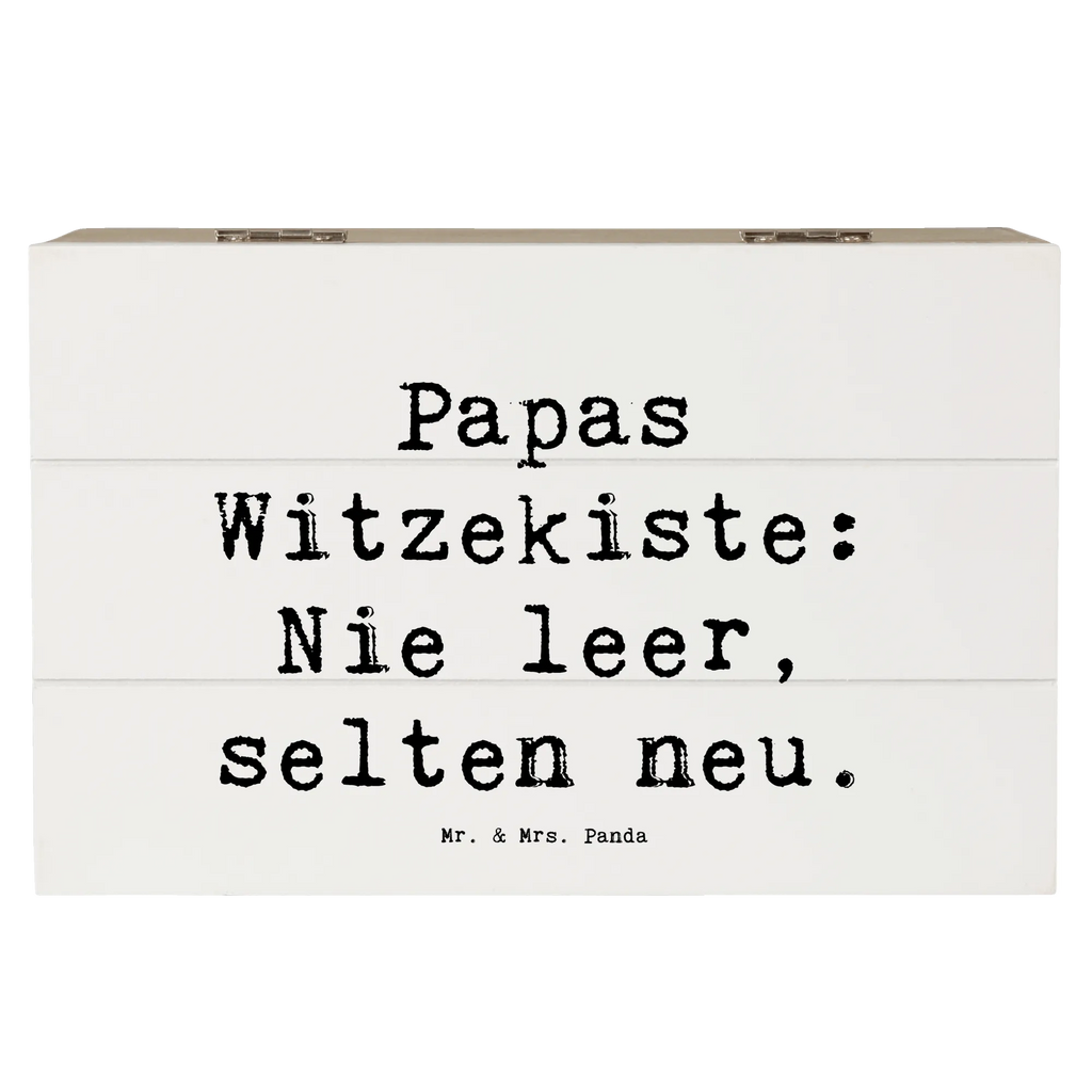 Holzkiste Spruch Vater Witzekiste Truhe, Schatzkiste, Aufbewahrungsbox, XXL, Schatulle, Dekokiste, Erinnerungskiste, Erinnerungsbox, Kiste, Geschenkdose, Geschenkbox, Holzkiste, Familie, Vatertag, Muttertag, Bruder, Schwester, Mama, Papa, Oma, Opa
