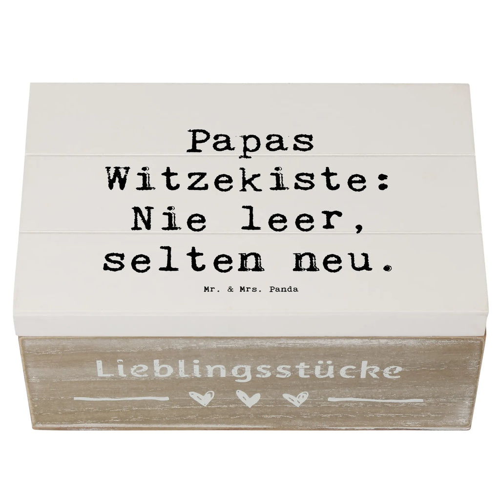 Holzkiste Spruch Vater Witzekiste Truhe, Schatzkiste, Aufbewahrungsbox, XXL, Schatulle, Dekokiste, Erinnerungskiste, Erinnerungsbox, Kiste, Geschenkdose, Geschenkbox, Holzkiste, Familie, Vatertag, Muttertag, Bruder, Schwester, Mama, Papa, Oma, Opa