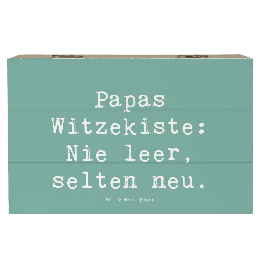 Holzkiste Spruch Vater Witzekiste Truhe, Schatzkiste, Aufbewahrungsbox, XXL, Schatulle, Dekokiste, Erinnerungskiste, Erinnerungsbox, Kiste, Geschenkdose, Geschenkbox, Holzkiste, Familie, Vatertag, Muttertag, Bruder, Schwester, Mama, Papa, Oma, Opa