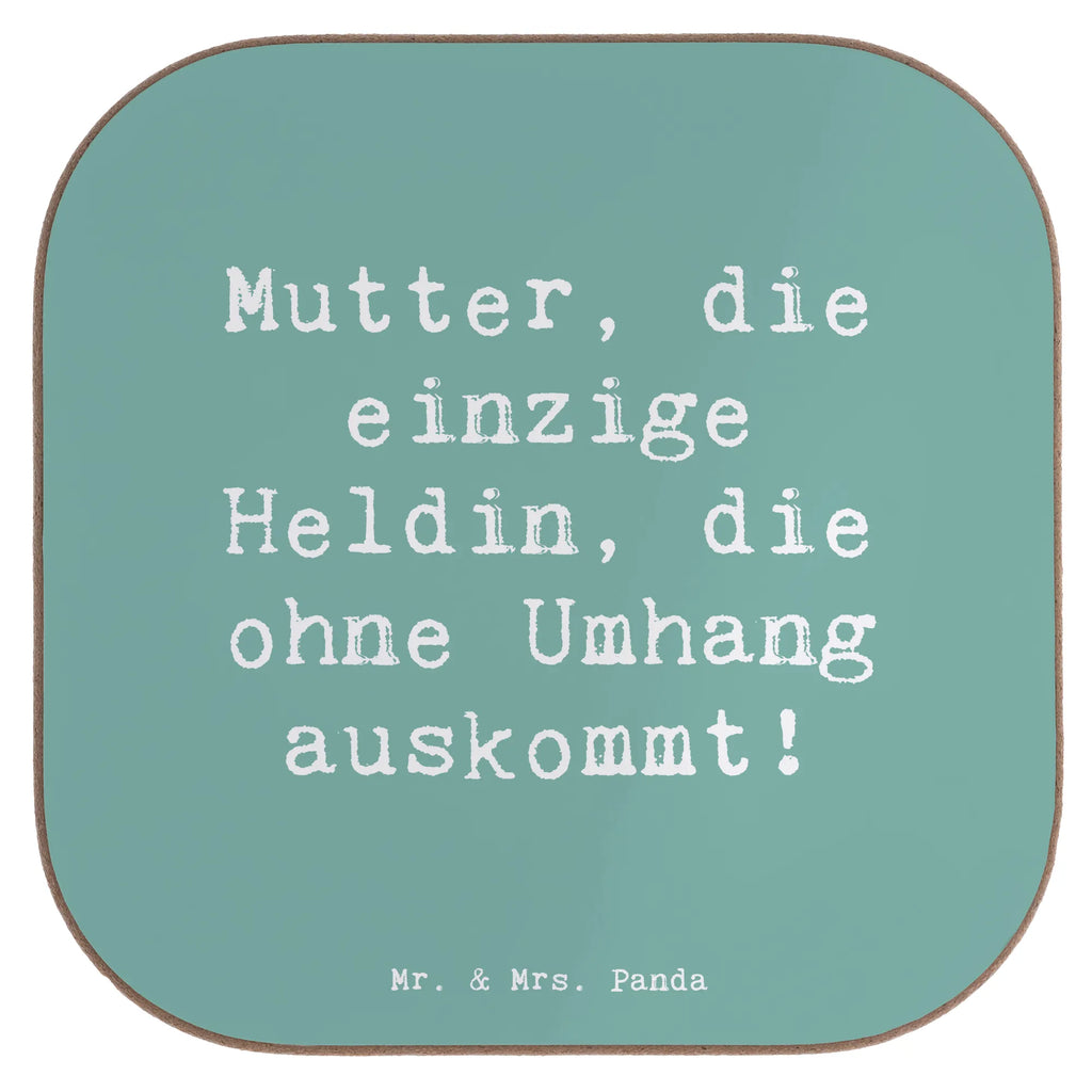 Square coaster Saying Mutter, die einzige Heldin, die ohne Umhang auskommt! Untersetzer, Bierdeckel, Glasuntersetzer, Untersetzer Gläser, Getränkeuntersetzer, Untersetzer aus Holz, Untersetzer für Gläser, Korkuntersetzer, Untersetzer Holz, Holzuntersetzer, Tassen Untersetzer, Untersetzer Design, Familie, Vatertag, Muttertag, Bruder, Schwester, Mama, Papa, Oma, Opa